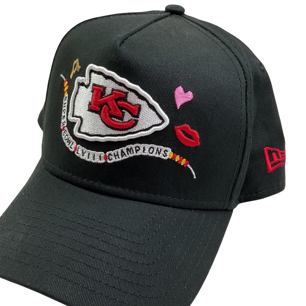 New Era Kansas City Chiefs Super Bowl LVIII Champions 9FORTY Snapback Hat Black